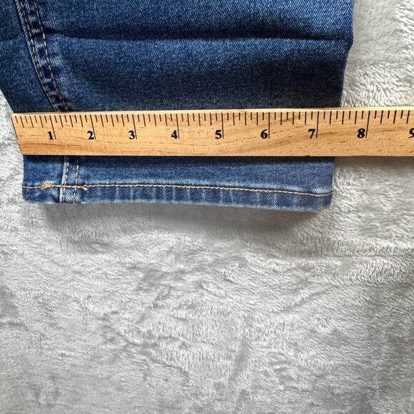 Frye NEW Womens Jeans 4/27 (28) High Rise Amari Cuffed Crop Denim Blue Stretch - Picture 12 of 14